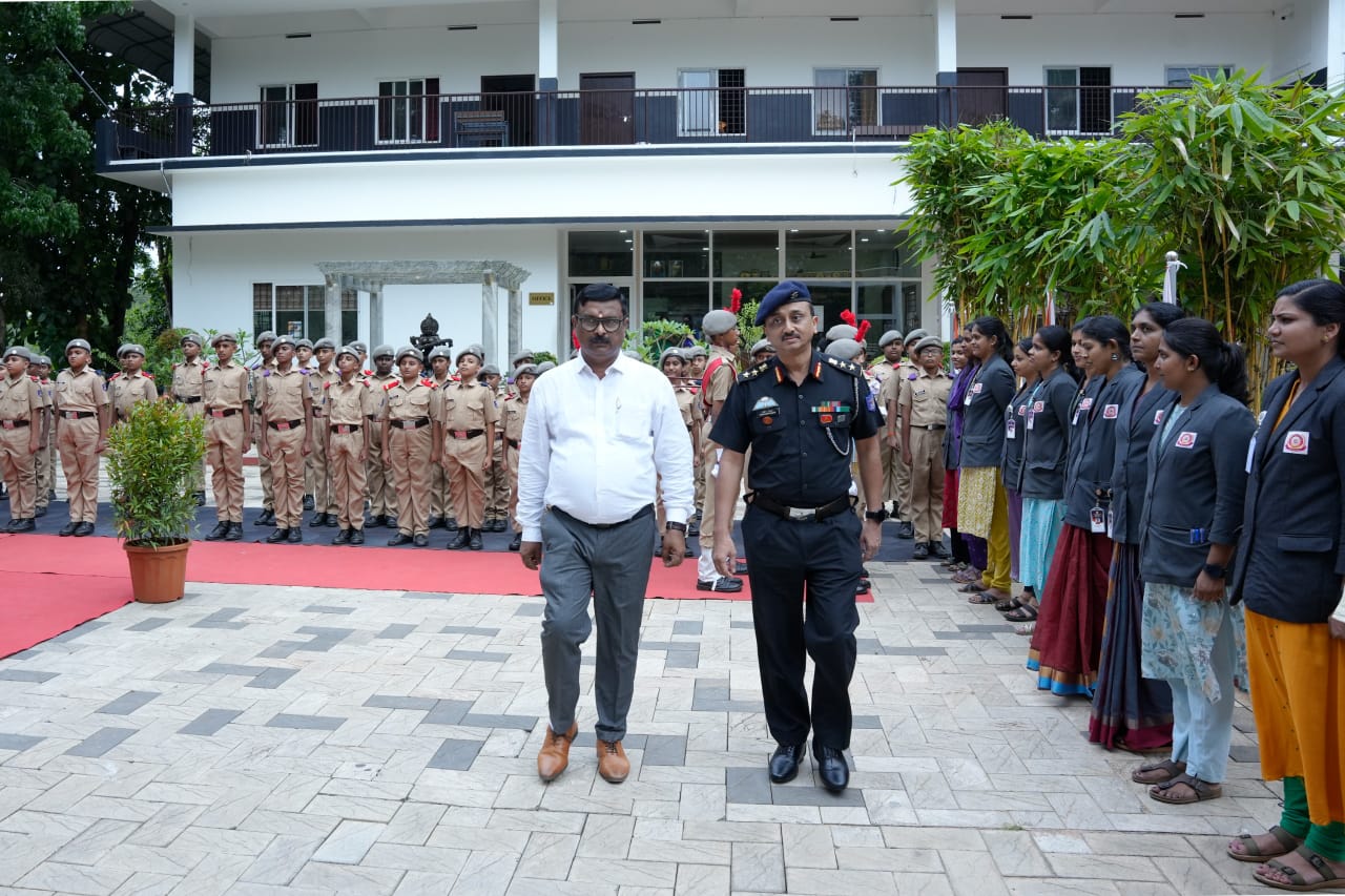 Quarterly Inspection by Col.Dhirendrakumar