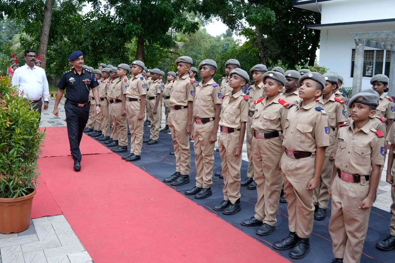 Quarterly Inspection by Col.Dhirendrakumar