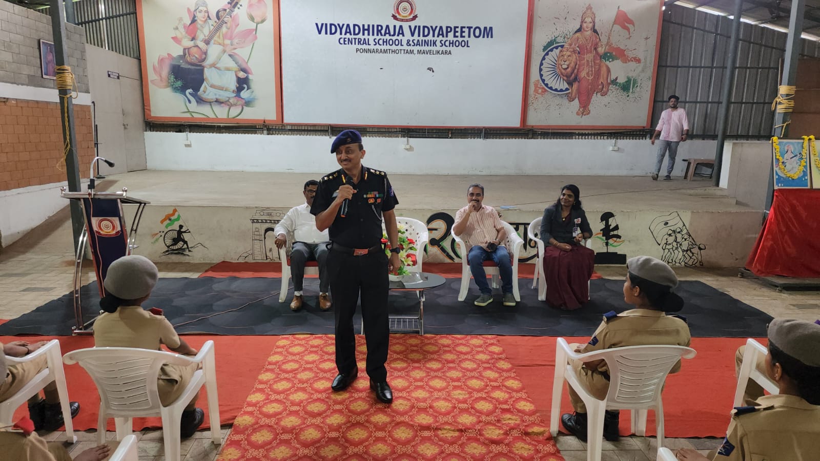Quarterly Inspection by Col.Dhirendrakumar